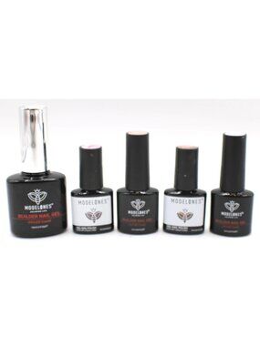 Modelones Nail Gel & Gel Nail Polish Set UV/LED Cured 15ml & 7ml Assorted Colors